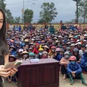 Thủy Tiên làm từ thiện – Tranh cãi vụ „Bác trưởng thôn“