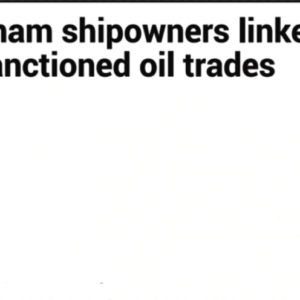 „Illegal transport“ oil from Iran – Vietnam violates international embargo