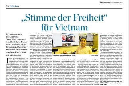 „TIẾNG NÓI TỰ DO“ CHO VIỆT NAM