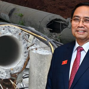 HÀNG LOẠT TRỤ ĐIỆN Ở GIA LAI BỊ GÃY LÀM ĐÔI DO… TRỜI MƯA