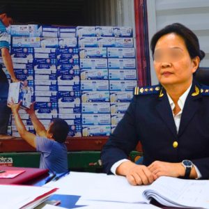 CÁN BỘ HẢI QUAN TIẾP TAY BUÔN LẬU 4.200 THÙNG SỮA 