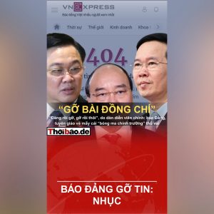 BÁO ĐẢNG GỠ TIN: NHỤC